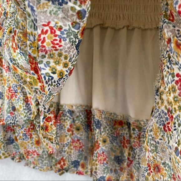 -AQUA Women's Floral Smocked Waist Dress NWT - Picture 10 of 10